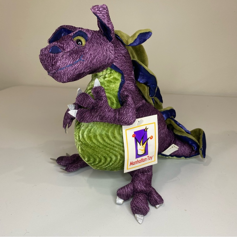 Vtg 2003 Manhattan Toy Royal Renaissance Dragon Plush Stuffed Animal 107640